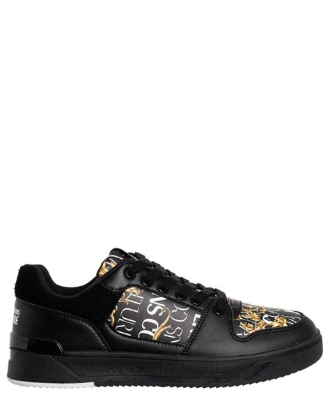 versace jeans logo sneaker|Versace couture men sneakers.